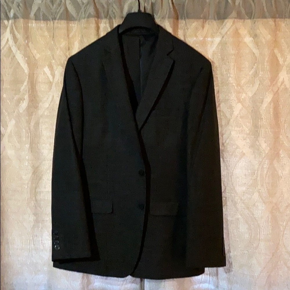44R suit coat. Charcoal gray.
